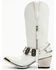 Image #3 - Boot Barn X Lane Women's Exclusive The New Mrs. Satin Pearl Western Bridal Boots - Snip Toe, White, hi-res