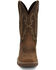 Image #4 - Justin Men's 11" Nitread Pull-On Waterproof Work Boots -Nano Composite Toe, Taupe, hi-res
