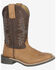 Image #2 - Smoky Mountain Little Boys' Adobe Performance Western Boots - Broad Square Toe, Brown, hi-res