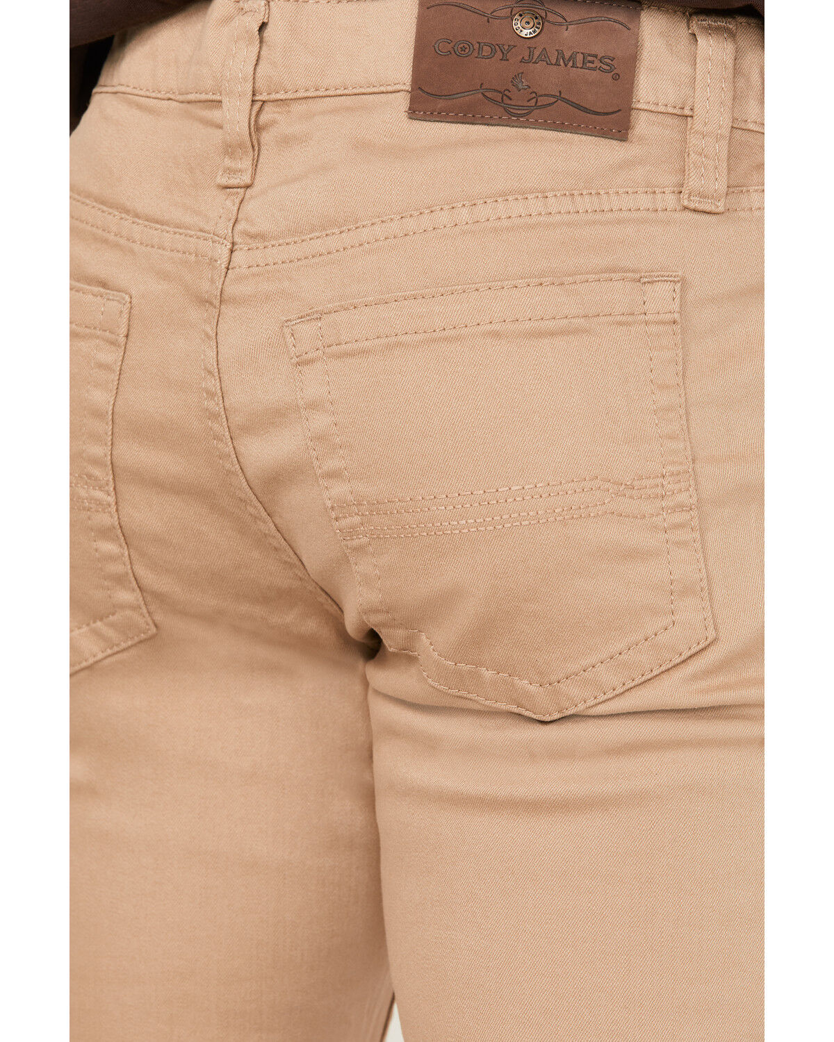 Image #4 - Cody James Men's Jackson Slim Straight Stretch Denim Jeans, Tan, hi-res