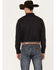 Cody James Men's Racer Striped Long Sleeve Button Down Stretch Western Shirt, Black, hi-res