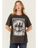 Image #1 - Girl Dangerous Women's Cheyenne Boyfriend Short Sleeve Graphic Tee, Black, hi-res