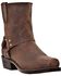 Dingo Men's Rev Up Zipper Motorcycle Boots - Snip Toe, Gaucho, hi-res