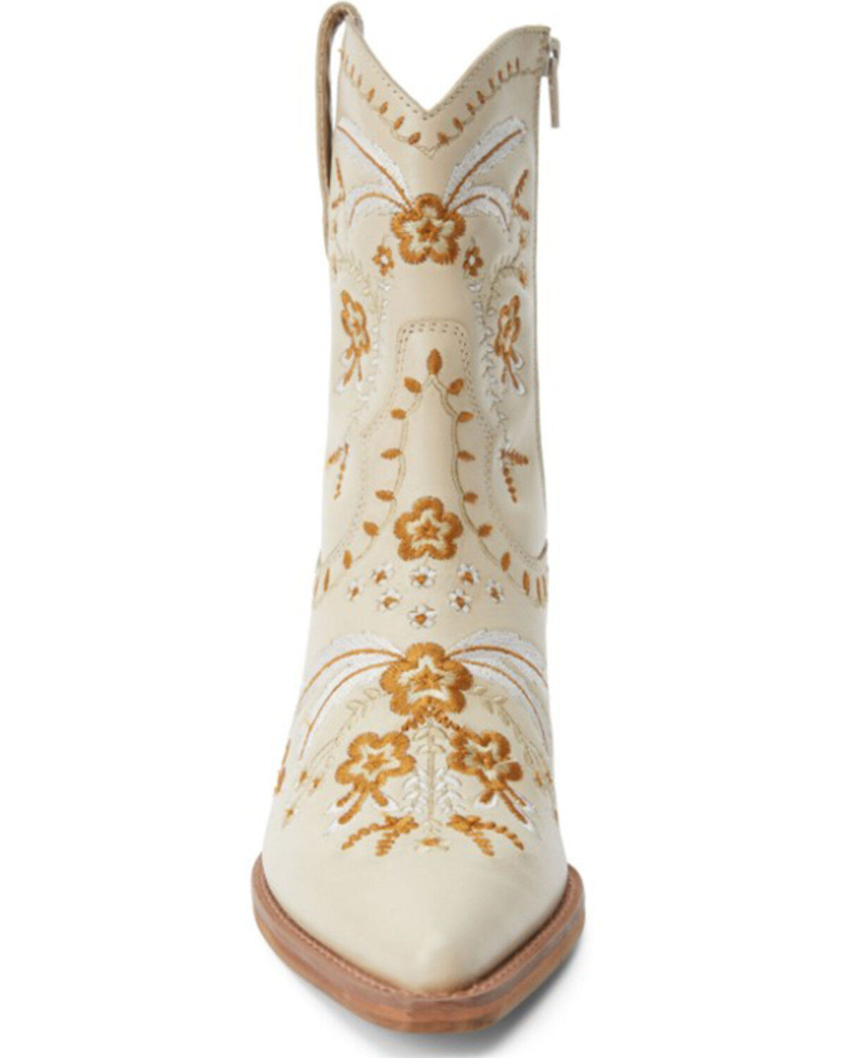 Image #4 - Matisse Women's Amber Western Booties - Round Toe, Ivory, hi-res