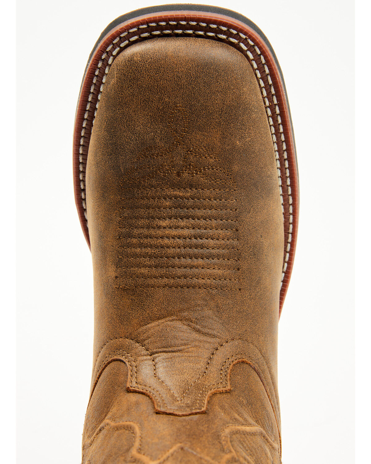 Image #6 - Laredo Women's Megan Western Boots - Broad Square Toe, Tan, hi-res