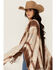 Image #3 - Idyllwind Women's Edsel Southwestern Print Shawl, Light Blue, hi-res