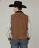 Image #2 - Scully Men's Two Tone Concealed Carry Suede Vest, Coffee, hi-res