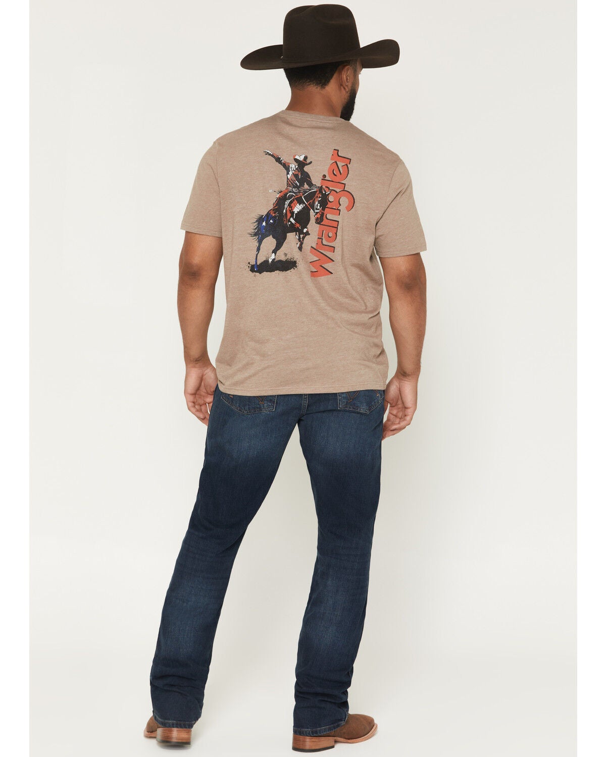 Image #3 - Wrangler Retro Men's 77MWZ Oakdale Slim Bootcut Stretch Denim Jeans, Black, hi-res