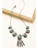 Image #2 - Shyanne Women's In The Oasis Short Concho Fringe Necklace, , hi-res