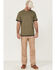 Image #2 - Hawx Men's Layered Work Pocket T-Shirt , Olive, hi-res