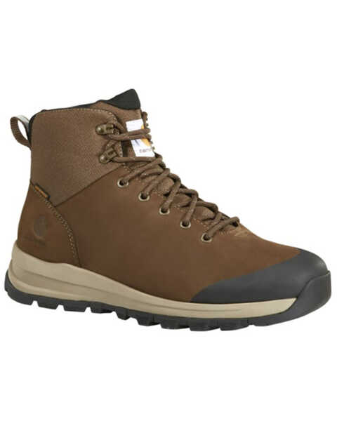 Carhartt Men's Outdoor Waterproof 5" Hiking Work Boot - Alloy Toe, Dark Brown, hi-res