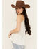 Image #2 - Shyanne Women's Crochet Halter Tank Top, White, hi-res