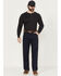 Image #1 - Forge Workwear Men's FR Relaxed Bootcut Canvas Pants - Big, Navy, hi-res