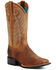 Ariat Women's Round Up Western Boots - Square Toe, Brown, hi-res