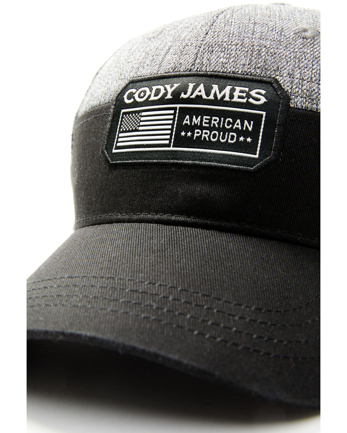 Image #2 - Cody James Men's American Proud Patch Ball Cap, Black, hi-res