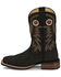 Image #3 - Justin Men's Shane Frontier Performance Western Boots - Broad Square Toe , Black, hi-res