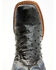 Dan Post Women's Embroidered Ostrich Western Boots - Broad Square Toe, Black, hi-res