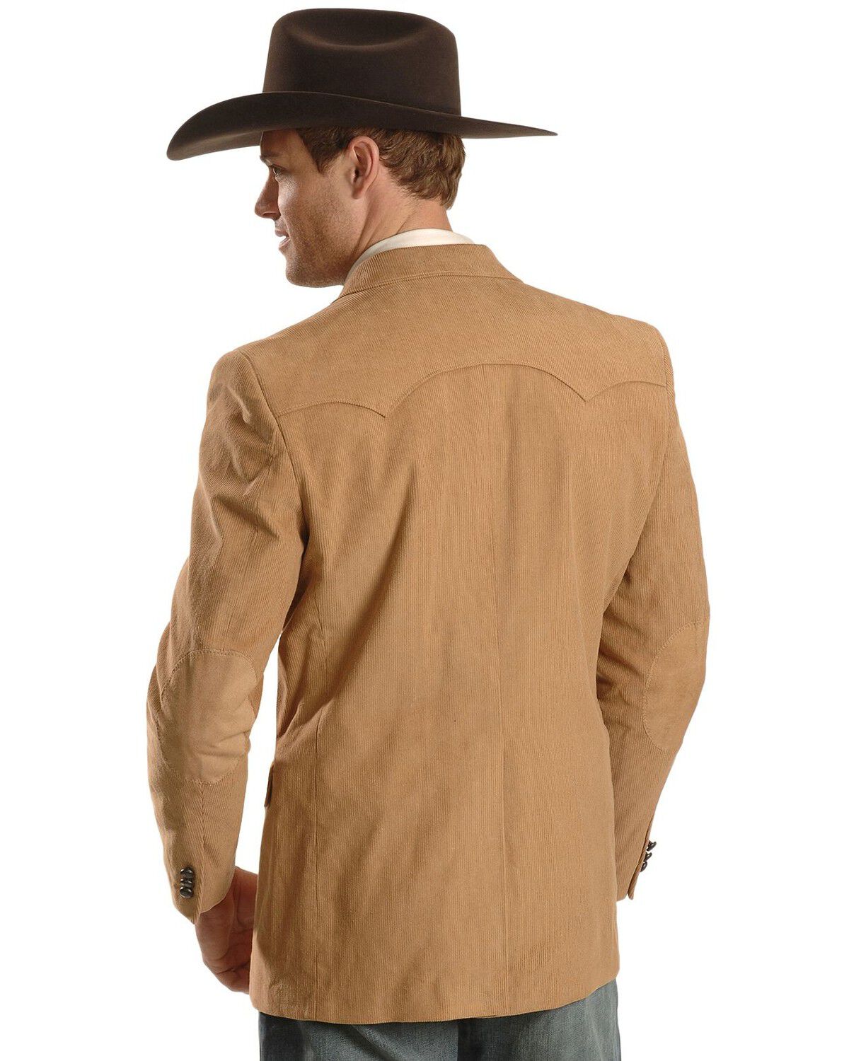 Image #3 - Circle S Corduroy Sportcoat - Big and Tall, Camel, hi-res