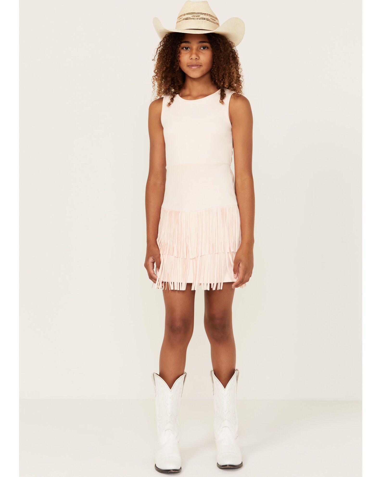 Girls shop fringe dress