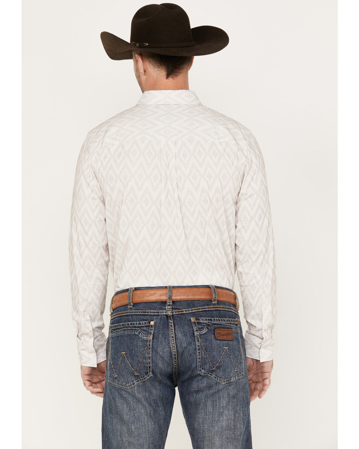 Image #4 - Cody James Men's Accent Geo Print Long Sleeve Button Down Shirt, , hi-res