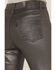 Image #4 - Levi's Women's Shine Til Dawn 724 High Rise Coated Straight Stretch Denim Jeans, Grey, hi-res