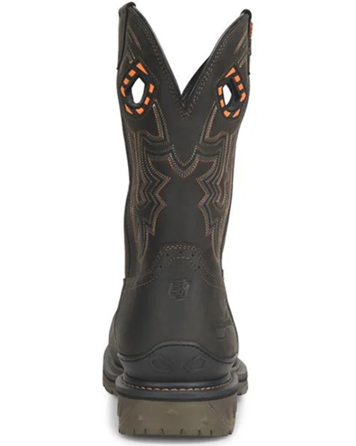 Image #5 - Double H Men's Bruner Waterproof Met Guard Work Boots - Composite Toe, Dark Brown, hi-res