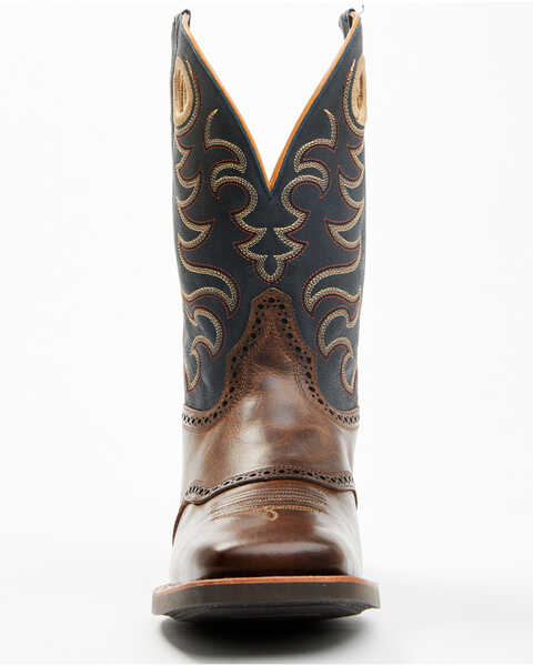 Image #4 - Cody James Men's Xero Gravity Gibson Saddle Vamp Western Performance Boots - Broad Square Toe, Brown, hi-res
