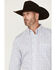 Image #2 - Wrangler X Cody Johnson Men's Checkered Print Long Sleeve Button-Down Western Shirt, White, hi-res