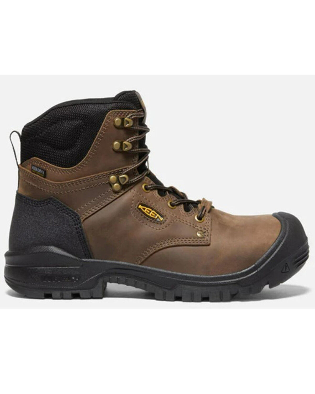 Image #2 - Keen Men's Independence 8" Work Boot - Round Toe, Brown, hi-res
