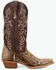 Image #2 - Dan Post Women's Exotic Python Western Boots - Snip Toe, Brown, hi-res