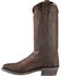 Old West Men's Trucker Western Work Boots - Soft Toe, Distressed, hi-res