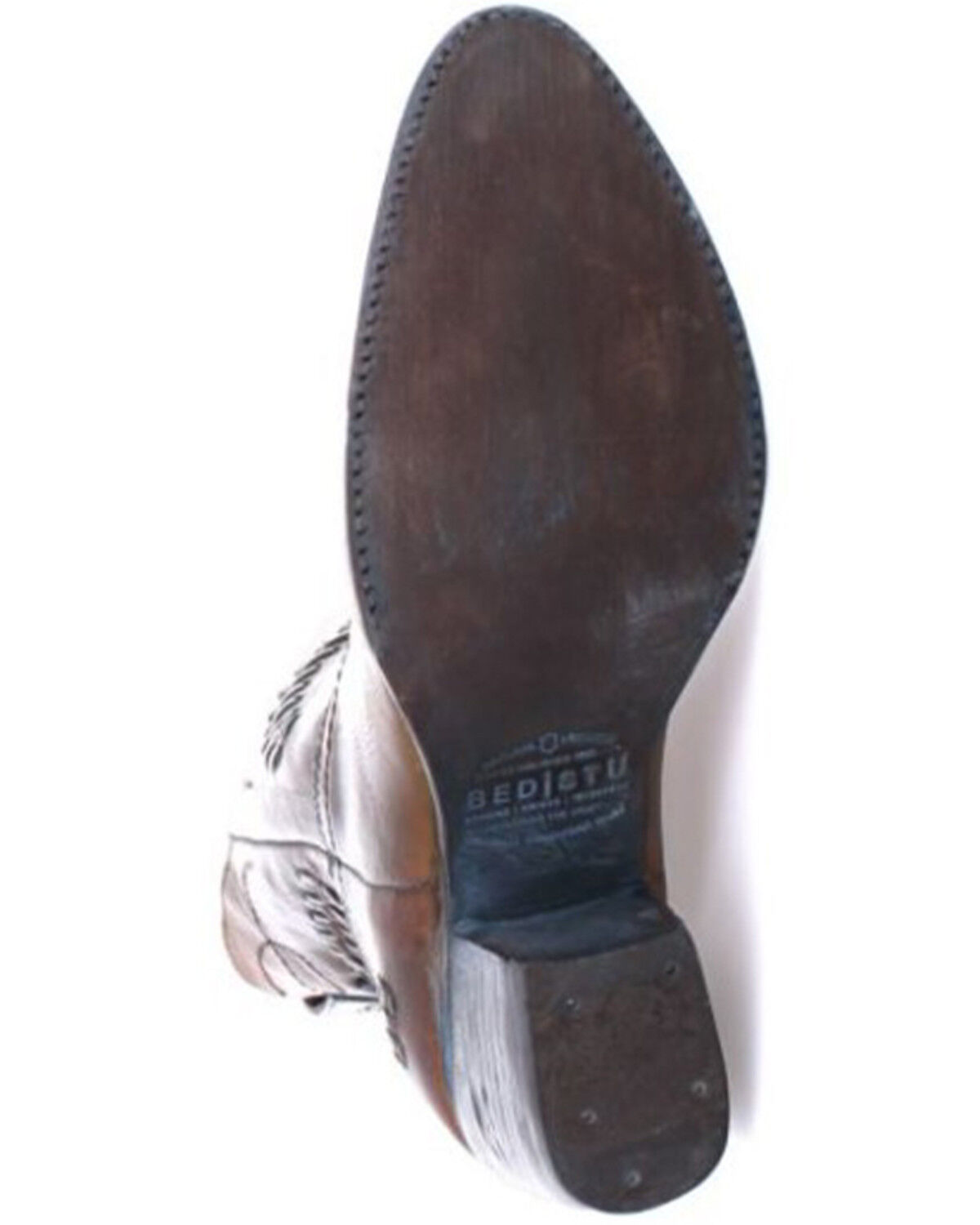 Image #4 - Bed Stu Women's Amanda II Western Booties - Round Toe, Brown, hi-res