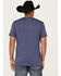Image #4 - Wrangler Men's American Cowboys Rodeo Graphic T-Shirt , Indigo, hi-res