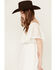 Image #2 - Beyond The Radar Women's Off The Shoulder Lace Midi Dress, Ivory, hi-res