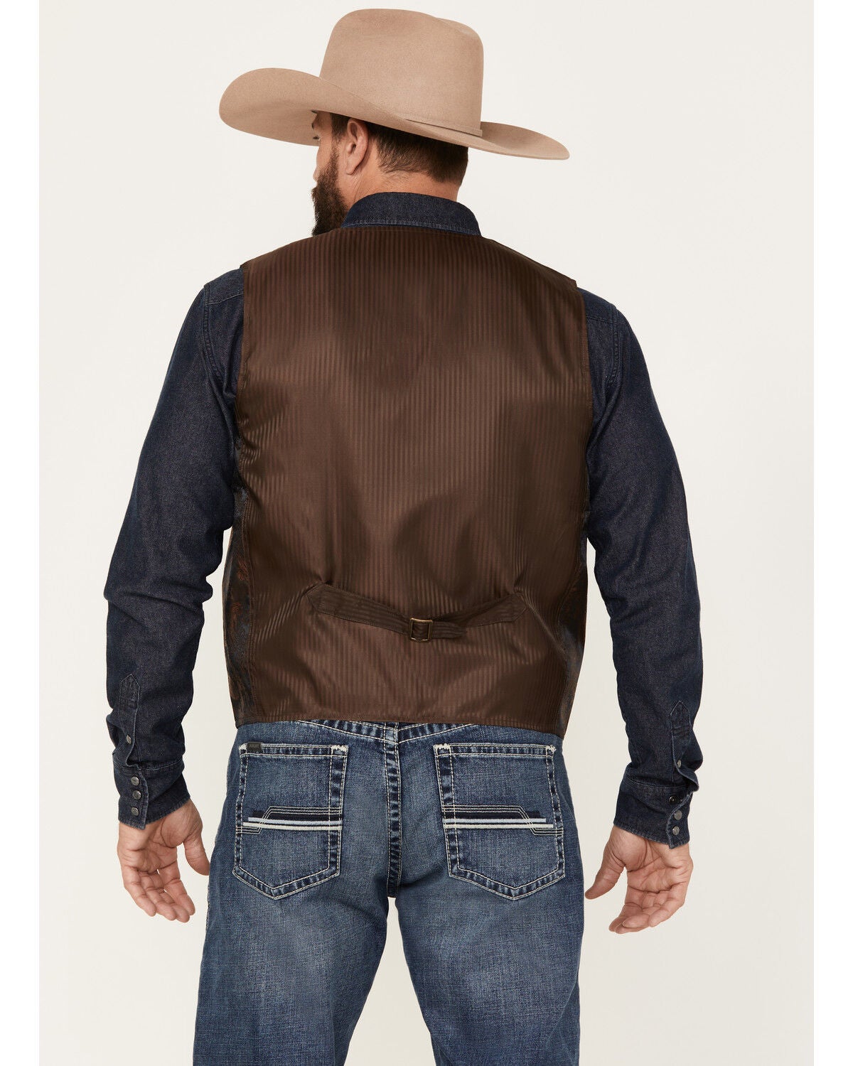 Cody James Men's Noble Paisley Vest CJSP23V2-RUST | Country Outfitter