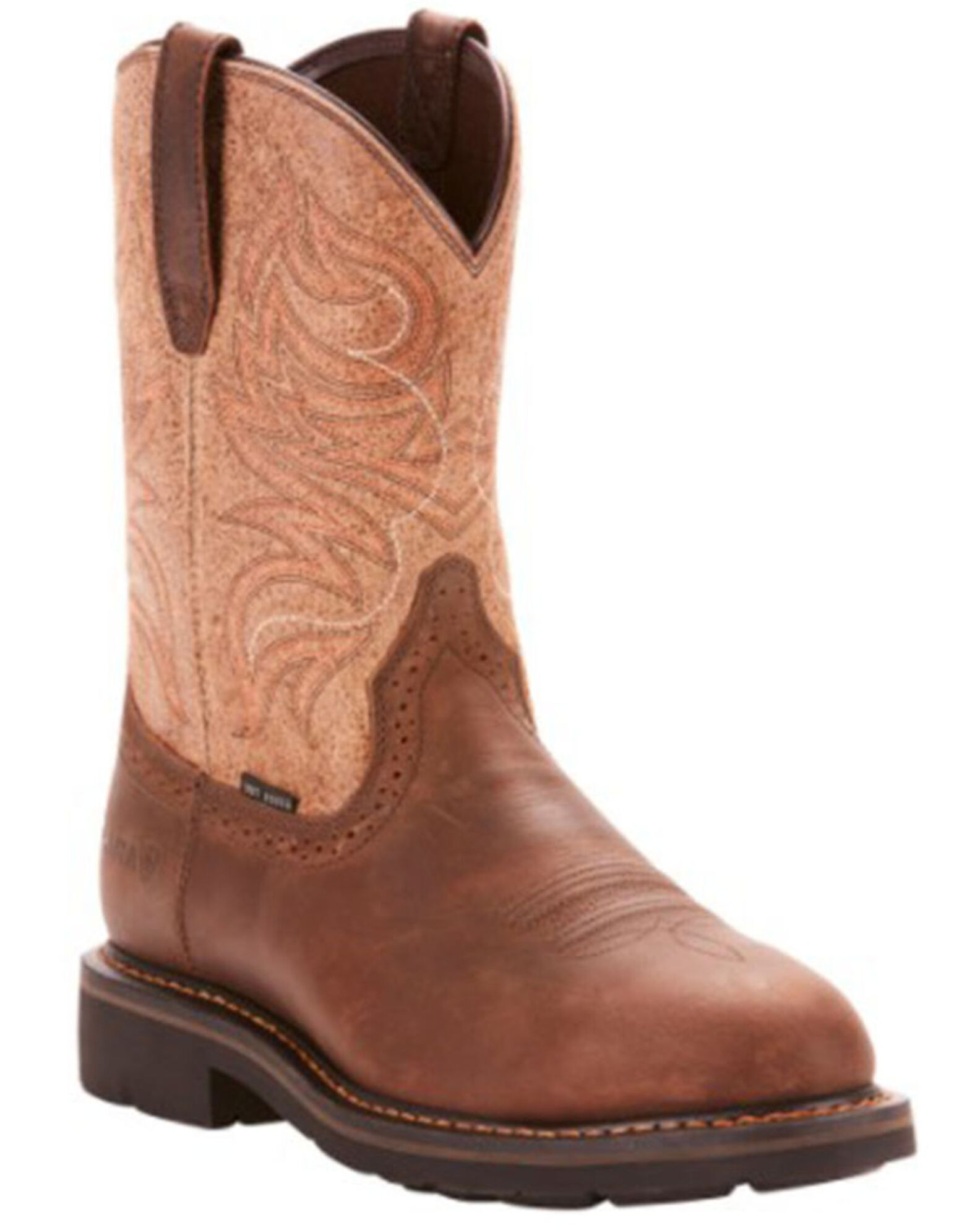Ariat Men s Sierra Waterproof Western Work Boots Steel Toe Country Outfitter