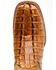 Cody James Men's Caiman Cognac 12" Exotic Western Boots - Broad Square Toe , Tan, hi-res