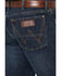 Image #4 - Wrangler Retro Men's 77MWZ Dark Wash Slim Bootcut Stretch Denim Jeans, Dark Wash, hi-res