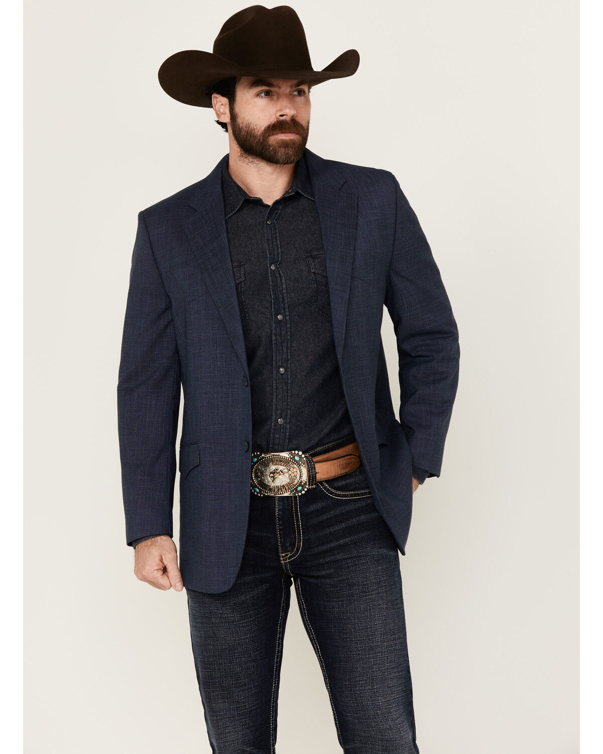 Image #1 - Cody James Men's Colton Sportcoat, Indigo, hi-res