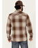 Image #4 - Brothers and Sons Men's Conrad Plaid Print Long Sleeve Button-Down Shirt, Chocolate, hi-res
