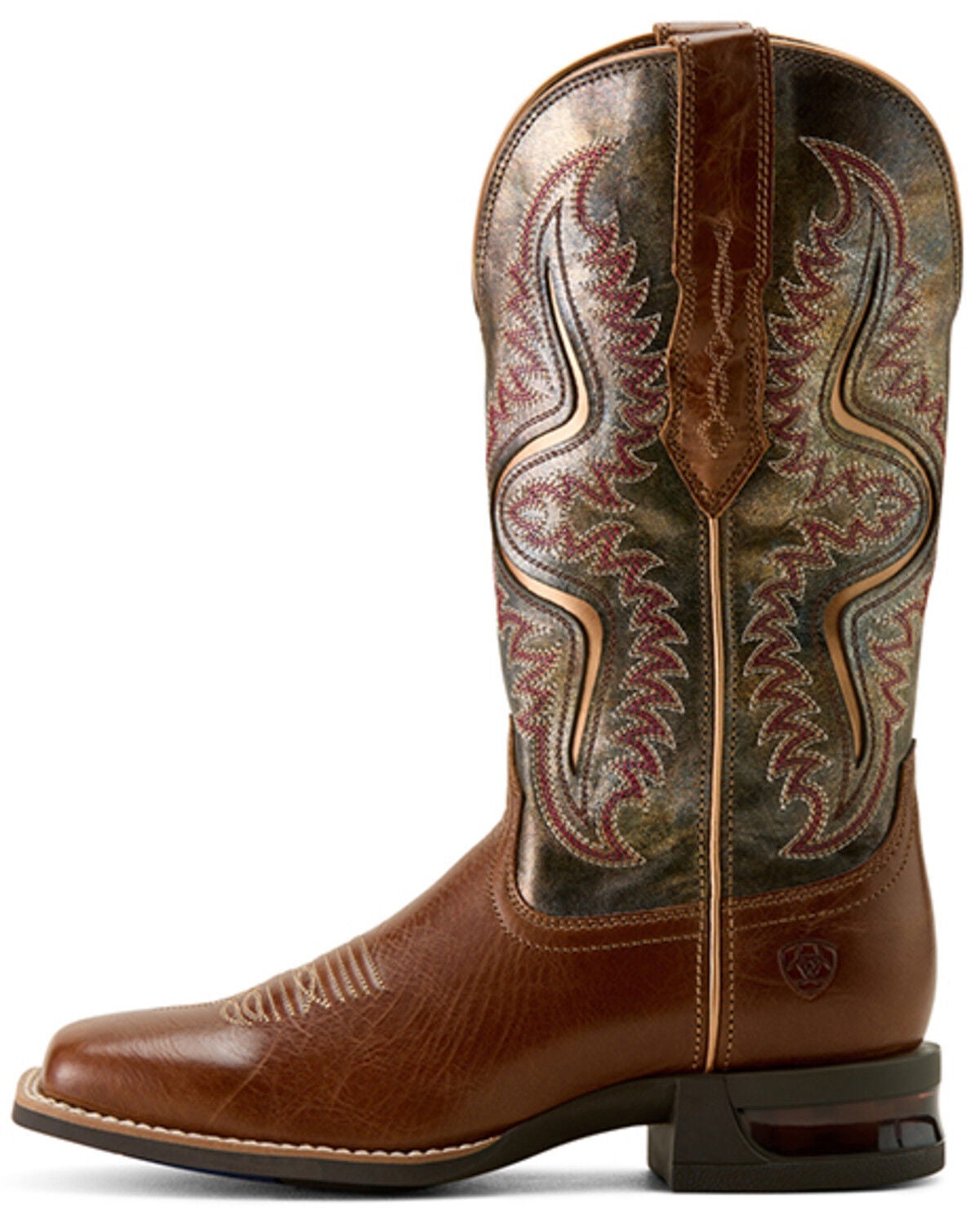 Image #2 - Ariat Women's Captivate Western Performance Boots - Broad Square Toe, Multi, hi-res