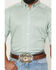 Image #3 - Ariat Men's Lightweight Twill Solid Short Sleeve Button-Down Western Shirt, Green, hi-res