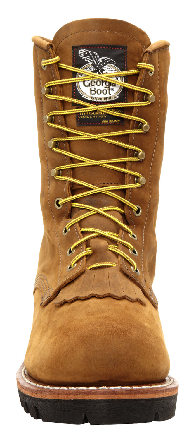 Image #4 - Georgia Boot Men's Insulated Gore-Tex Waterproof Logger Work Boots - Steel Toe, , hi-res