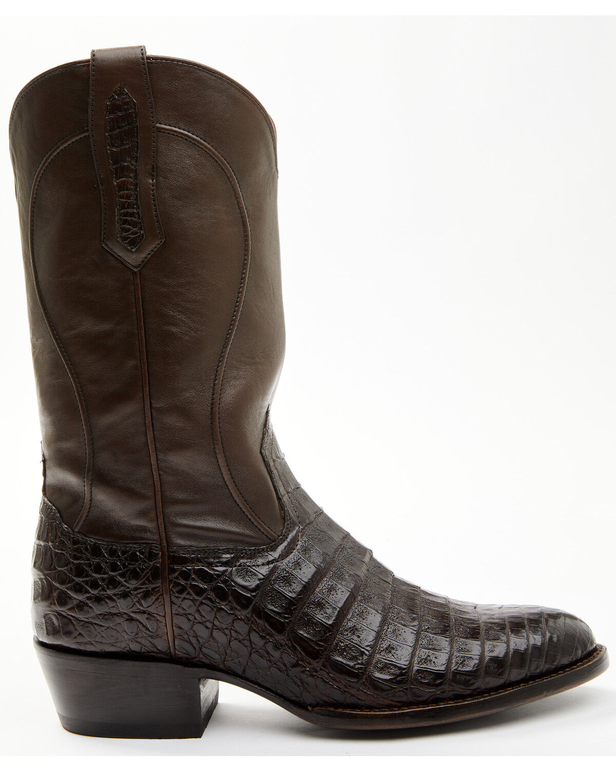 Image #2 - Cody James Black 1978® Men's Chapman Exotic Caiman Belly Western Boots - Round Toe, Chocolate, hi-res