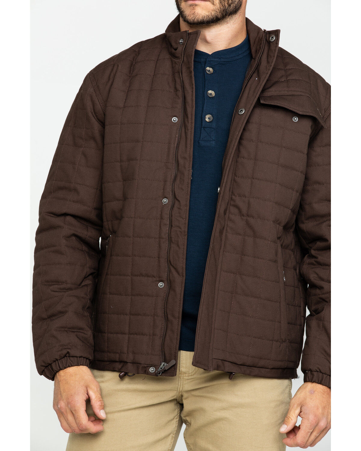 Image #4 - Wrangler Men's Chore Quilt Lined Jacket, , hi-res