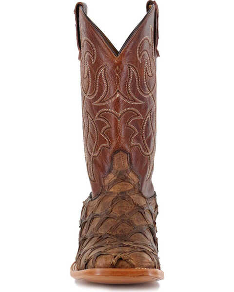 Cody James Men's Pirarucu Exotic Boots - Square Toe, Brown, hi-res