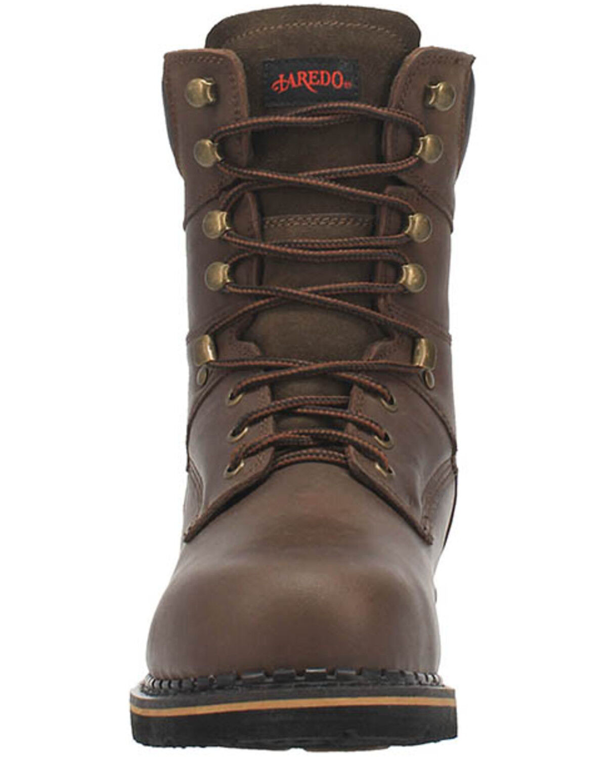 Image #4 - Laredo Men's Chain Work Boots - Soft Toe, Brown, hi-res