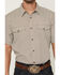 Image #3 - Gibson Trading Co Men's Sedona Tile Geo Print Short Sleeve Snap Western Shirt - Tall, Brown, hi-res