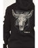 Image #4 - RANK 45&reg; Men's Logo Flank Embroidered Hooded Sweatshirt, Black, hi-res