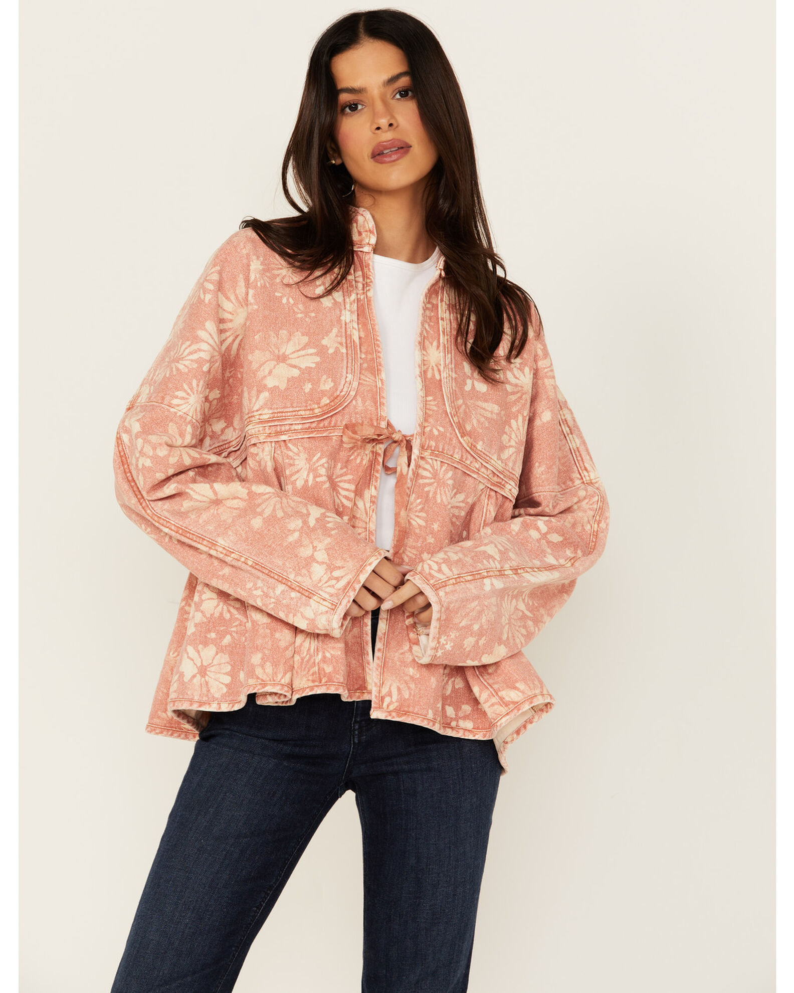 Free people sales peplum jacket